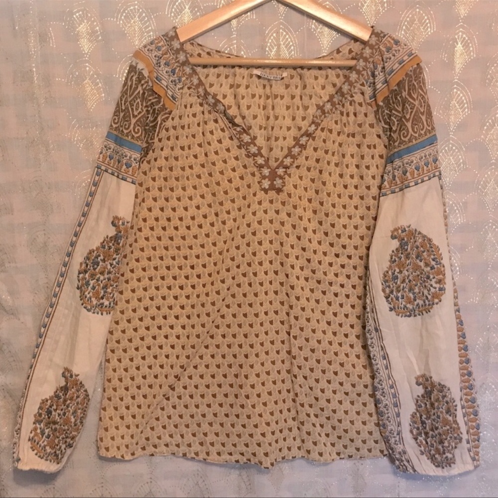 Lucky Brand bohemian blouse.